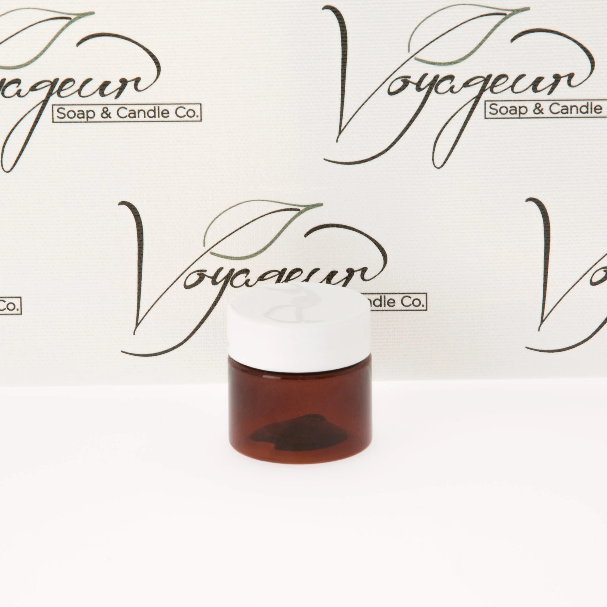 0.5 oz Straight Sided Amber Jar with 33-400 Neck - Image 2