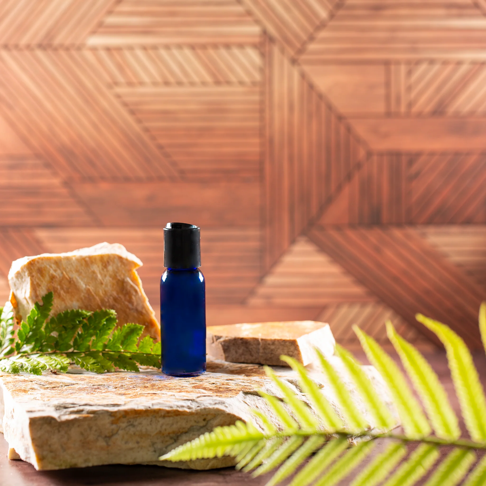 1 oz Blue PET Bullet Bottle with 20-410 Neck - Image 3