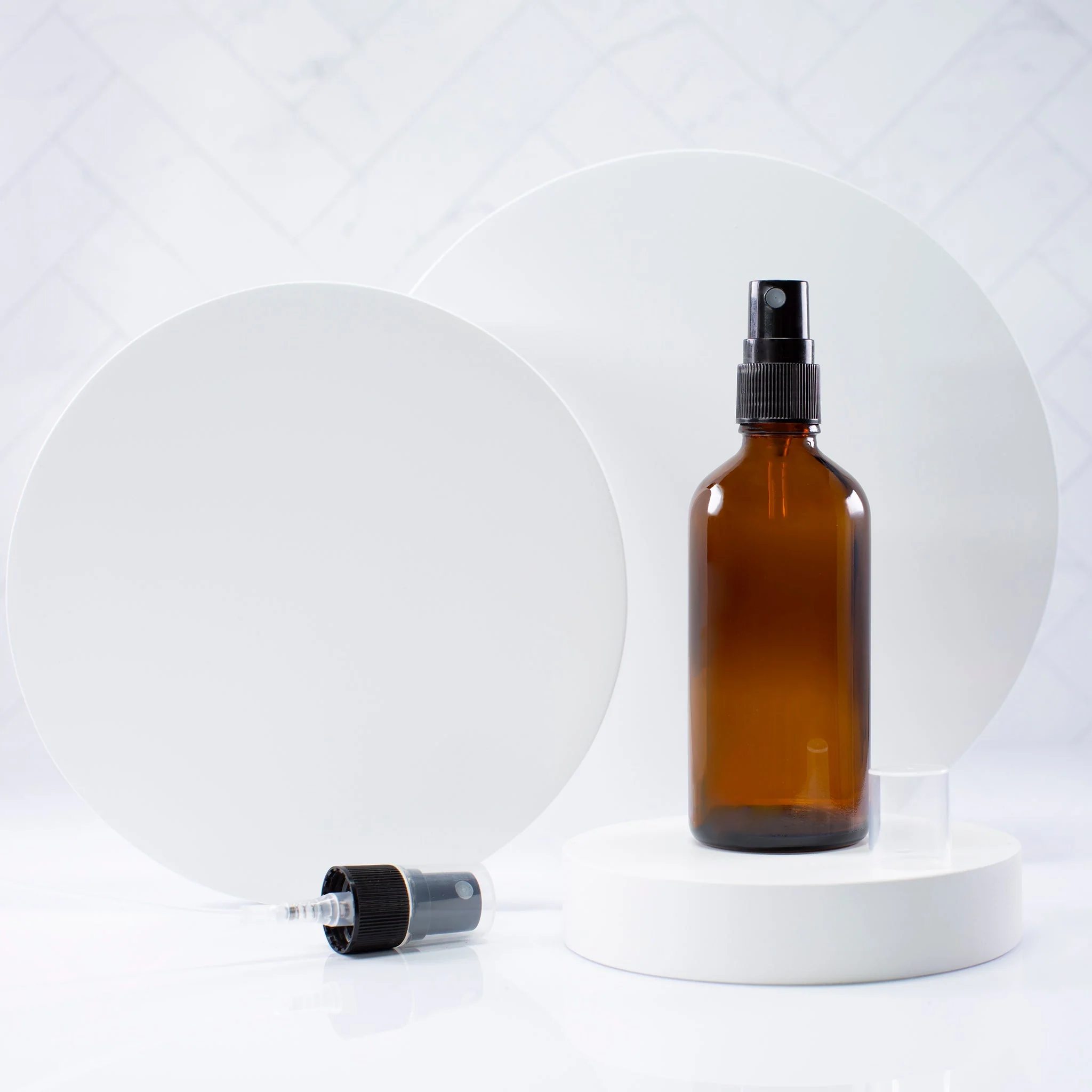 100 ml Amber Essential Oil Bottle with 18-400 Neck - Image 7