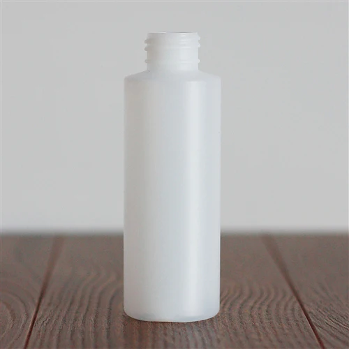 120 ml Natural HDPE Cylinder with 24-410 Neck