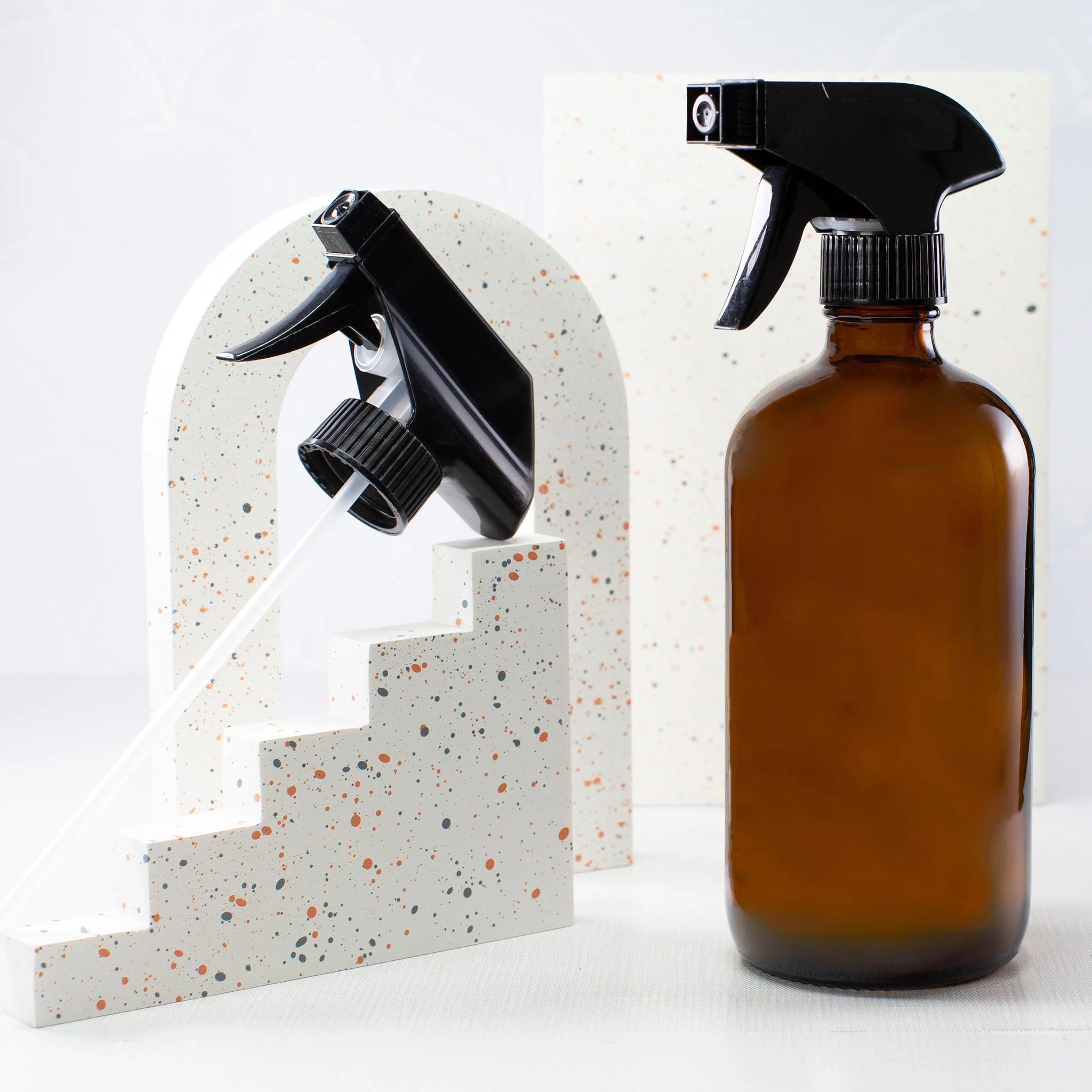 16 oz Amber Glass Bottle with 28-400 Neck - Image 5