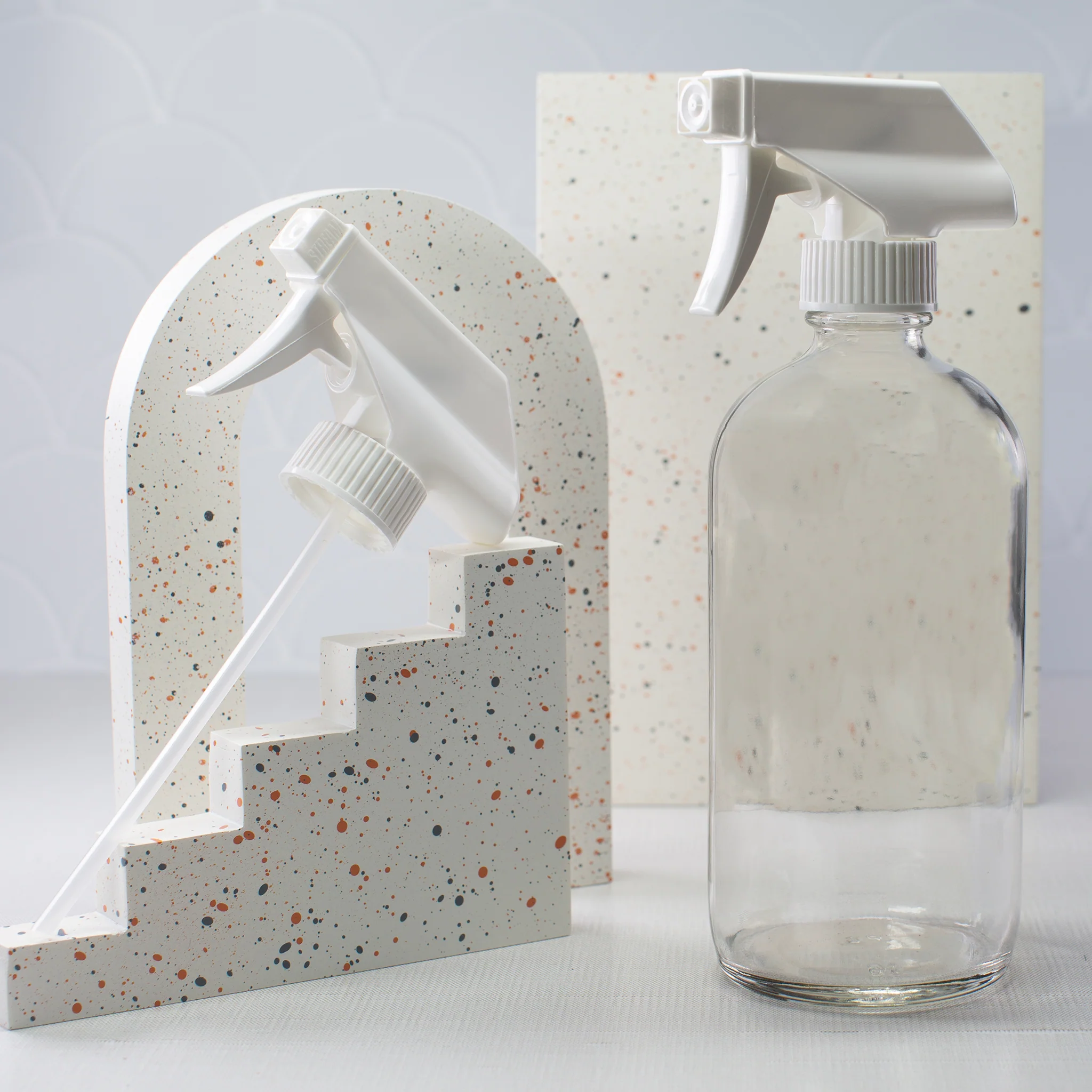 16 oz Clear Glass Bottle with 28-400 Neck - Image 4