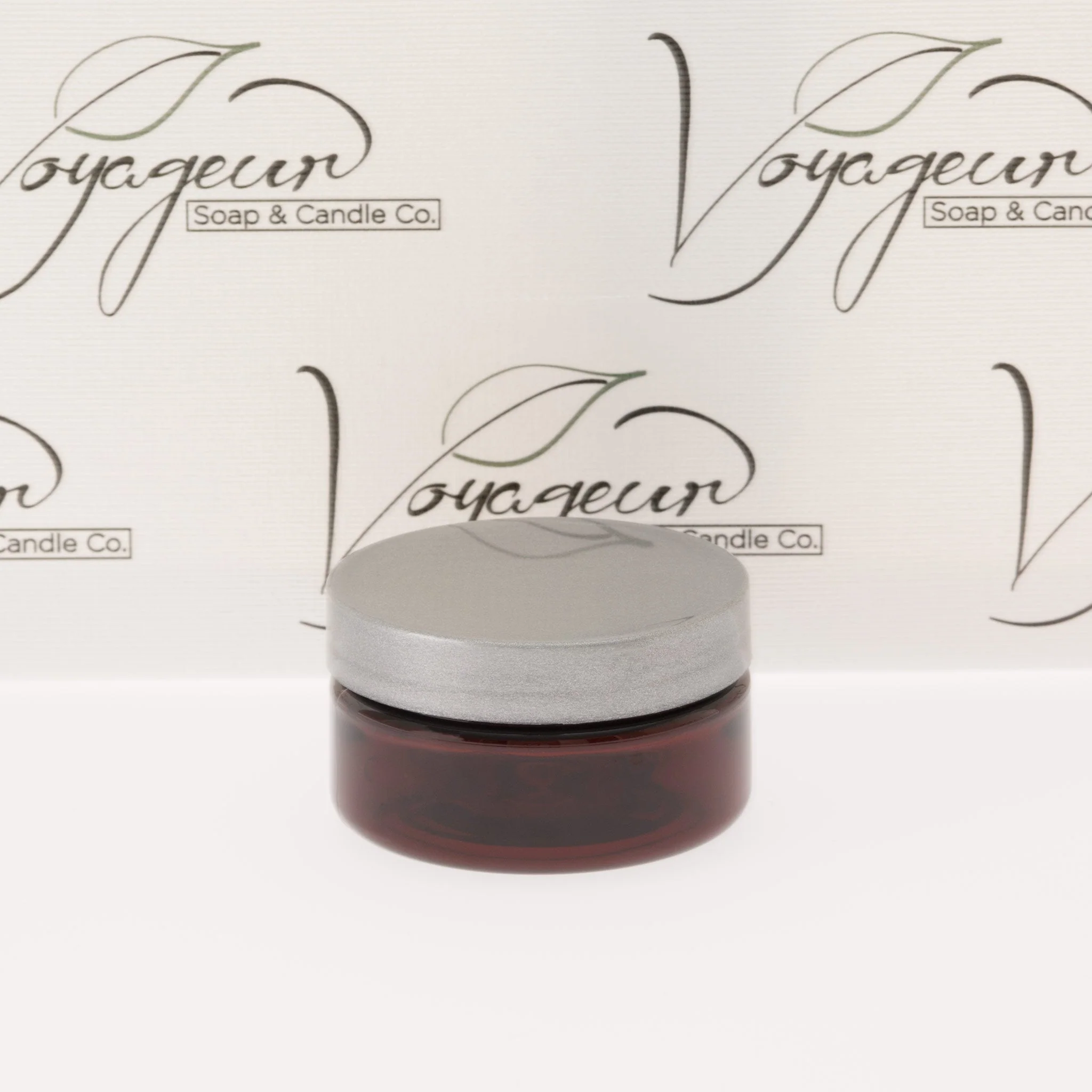 2 oz Amber Shallow Jar with 58-400 Neck - Image 7
