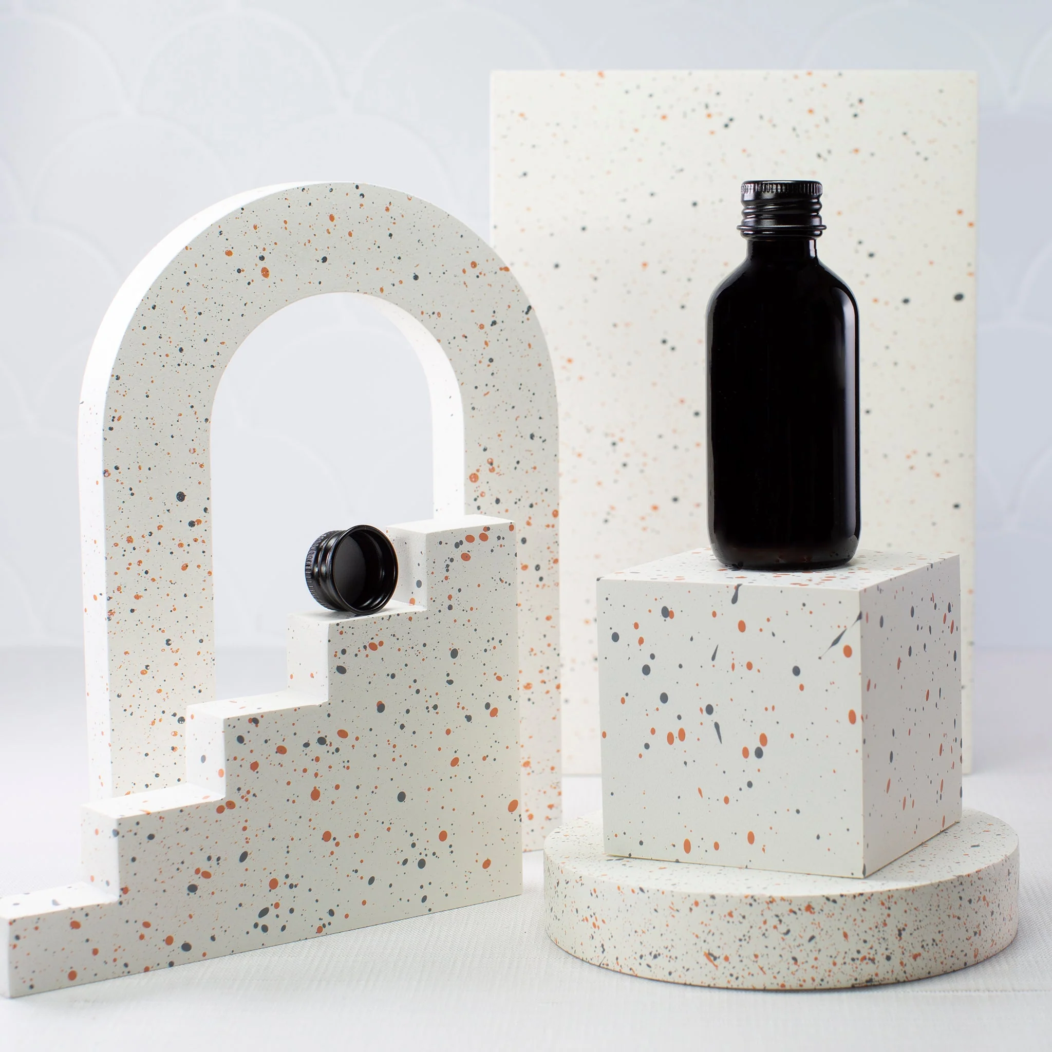 2 oz Black Glass Bottle with 20-400 Neck - Image 7