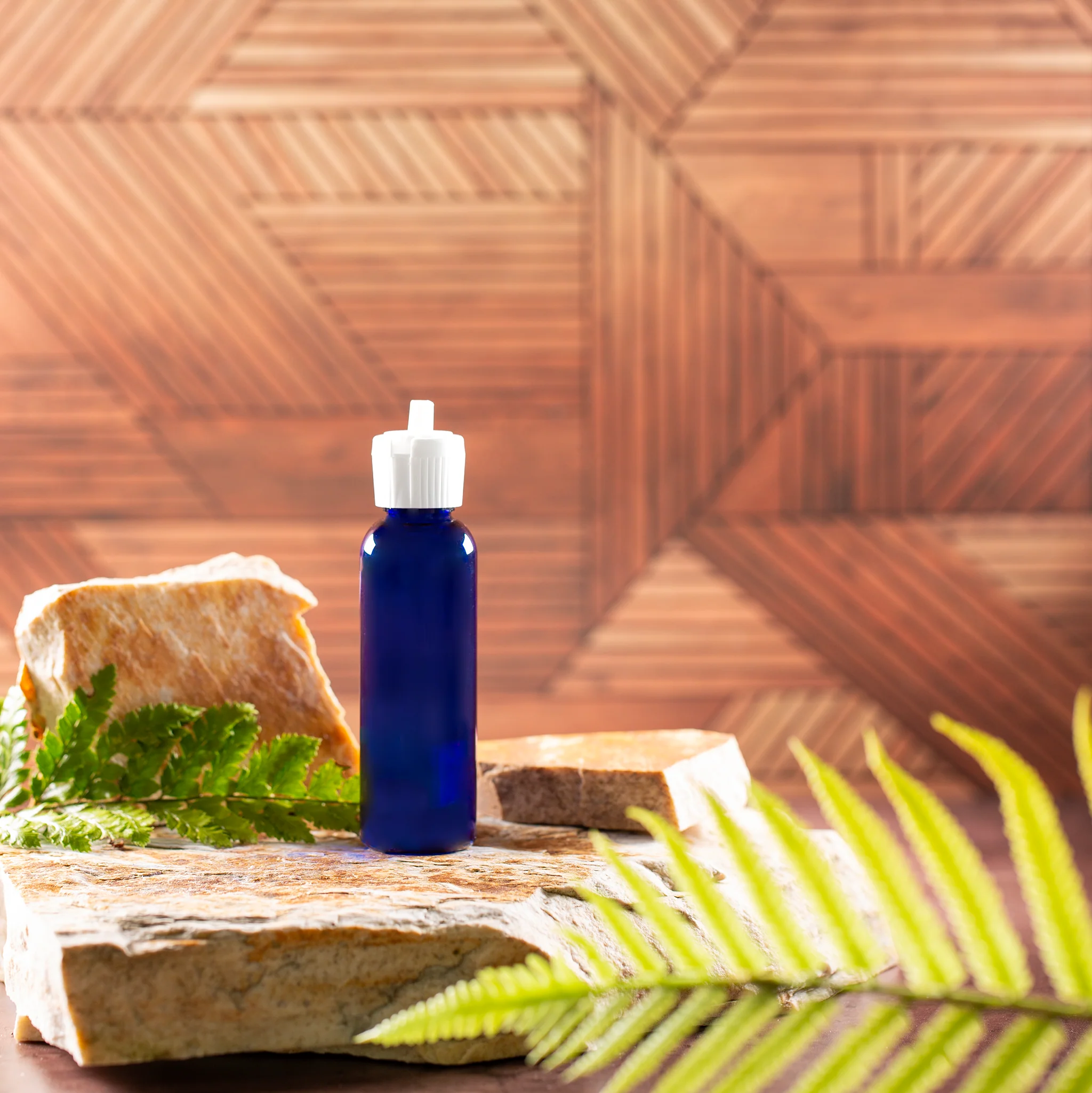 2 oz Blue PET Bullet Bottle with 20-410 Neck - Image 13