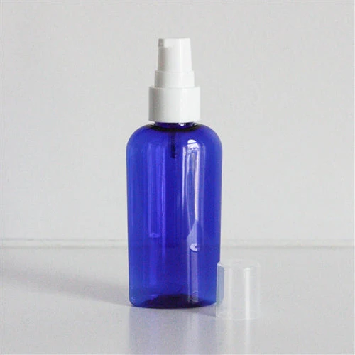 2 oz Blue PET Cosmo Oval with 20-410 Neck - Image 8