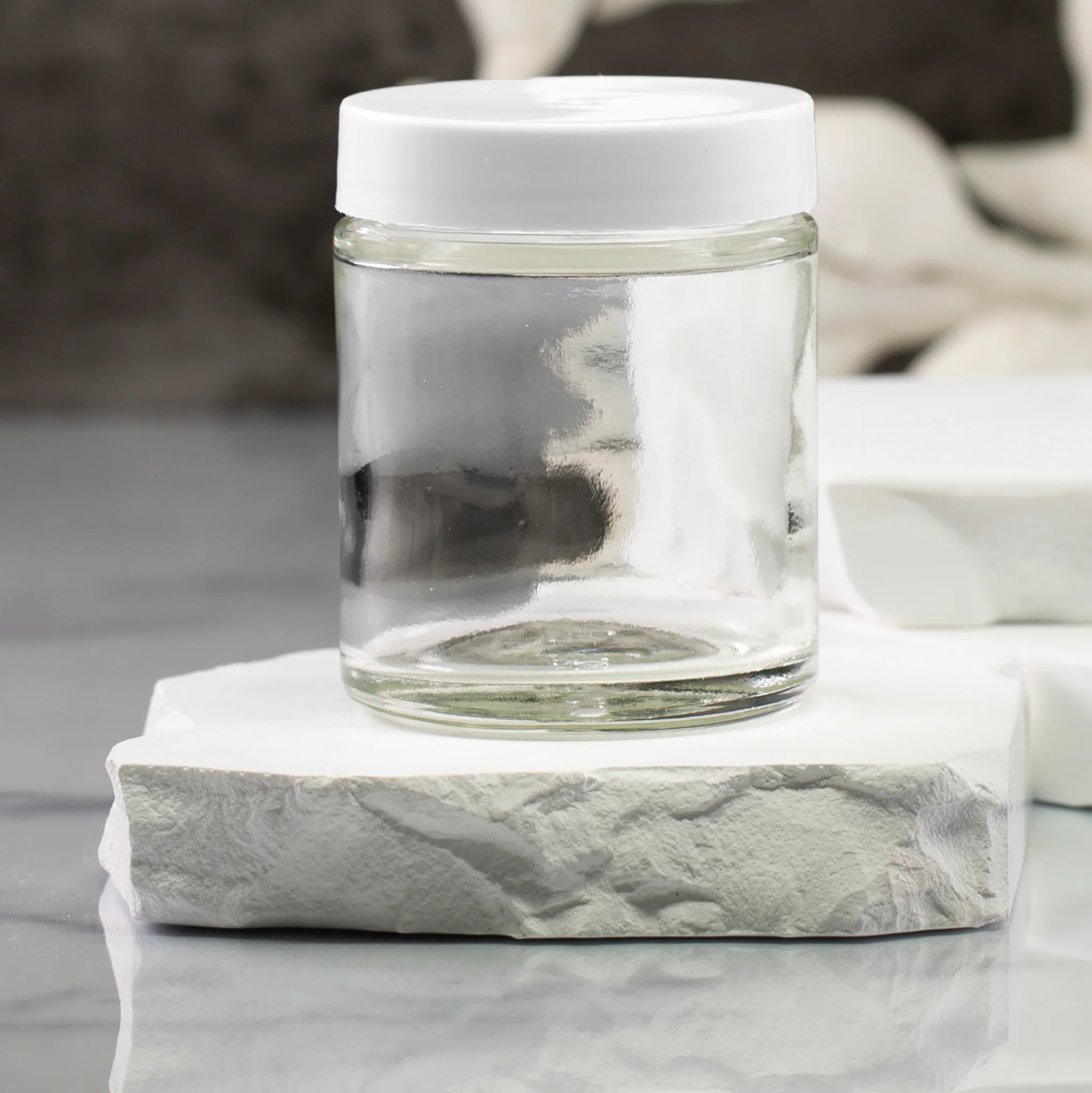 2 oz Clear Glass Jar with 48-400 Neck - Image 3