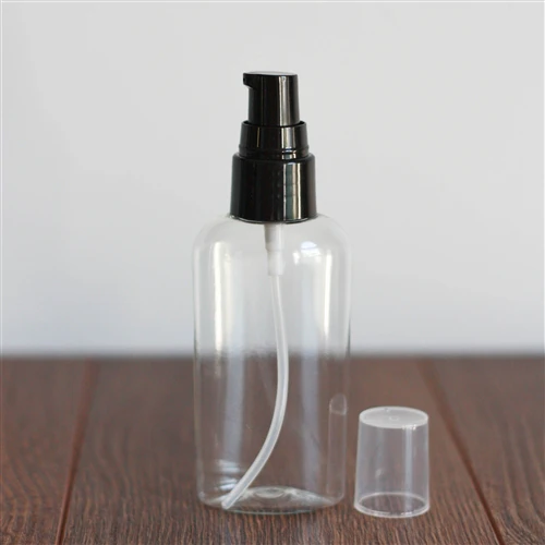 2 oz Clear PET Cosmo Oval with 20-410 Neck - Image 5