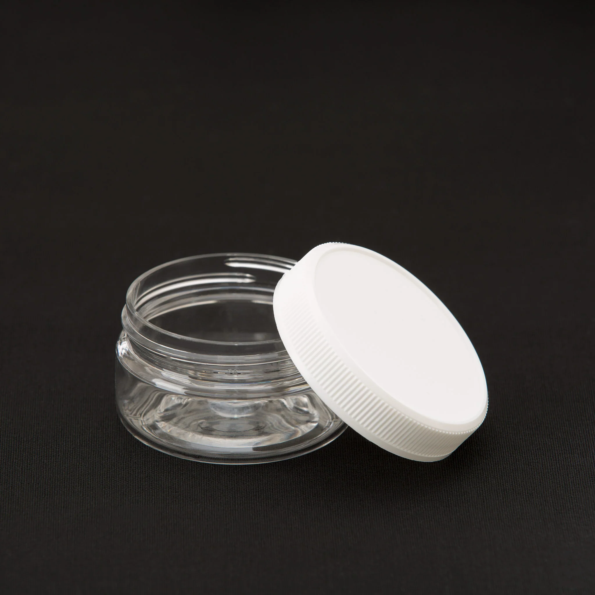 2 oz Clear Shallow Jar with 58-400 Neck - Image 5
