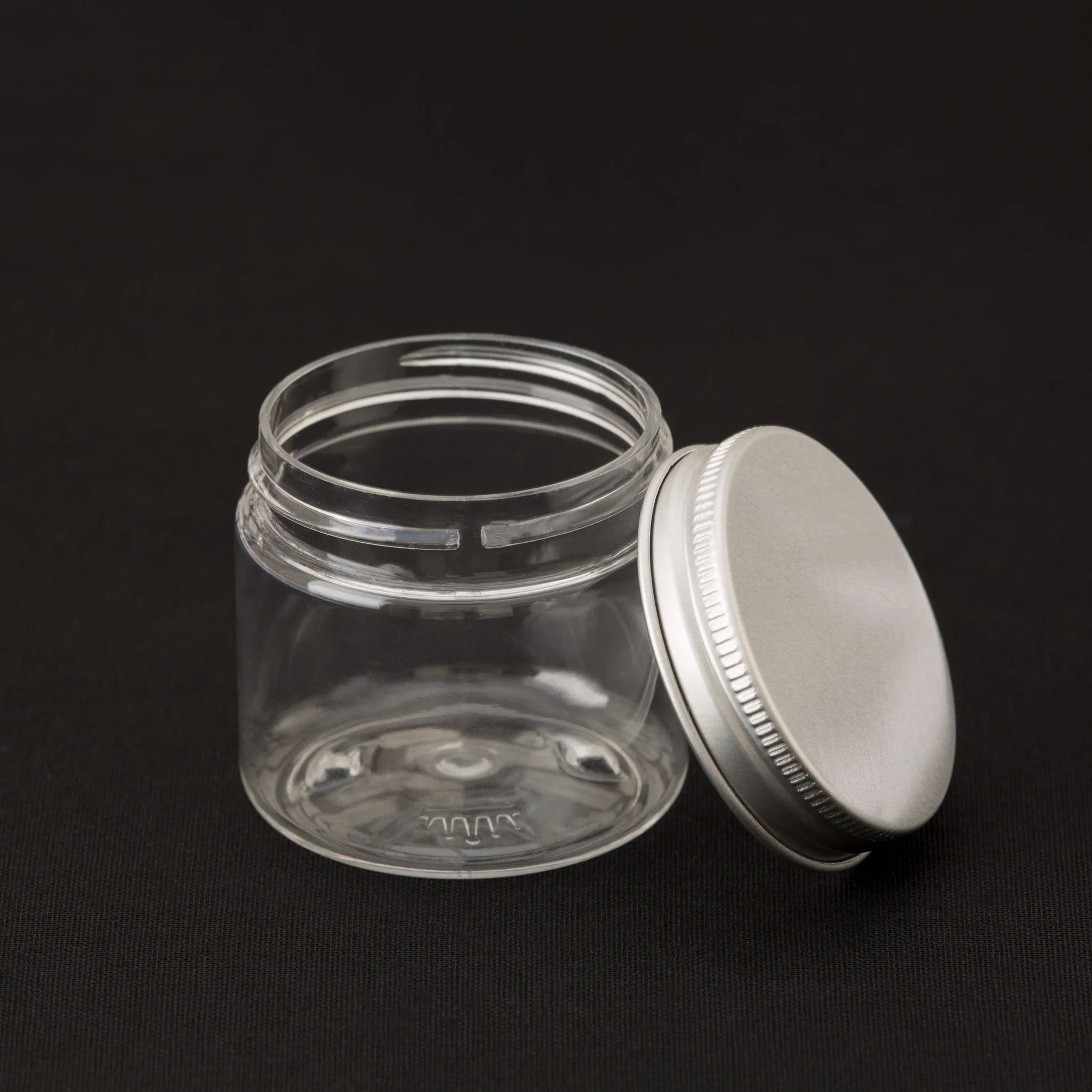 2 oz Clear Straight Sided Jar with 48-400 Neck - Image 3