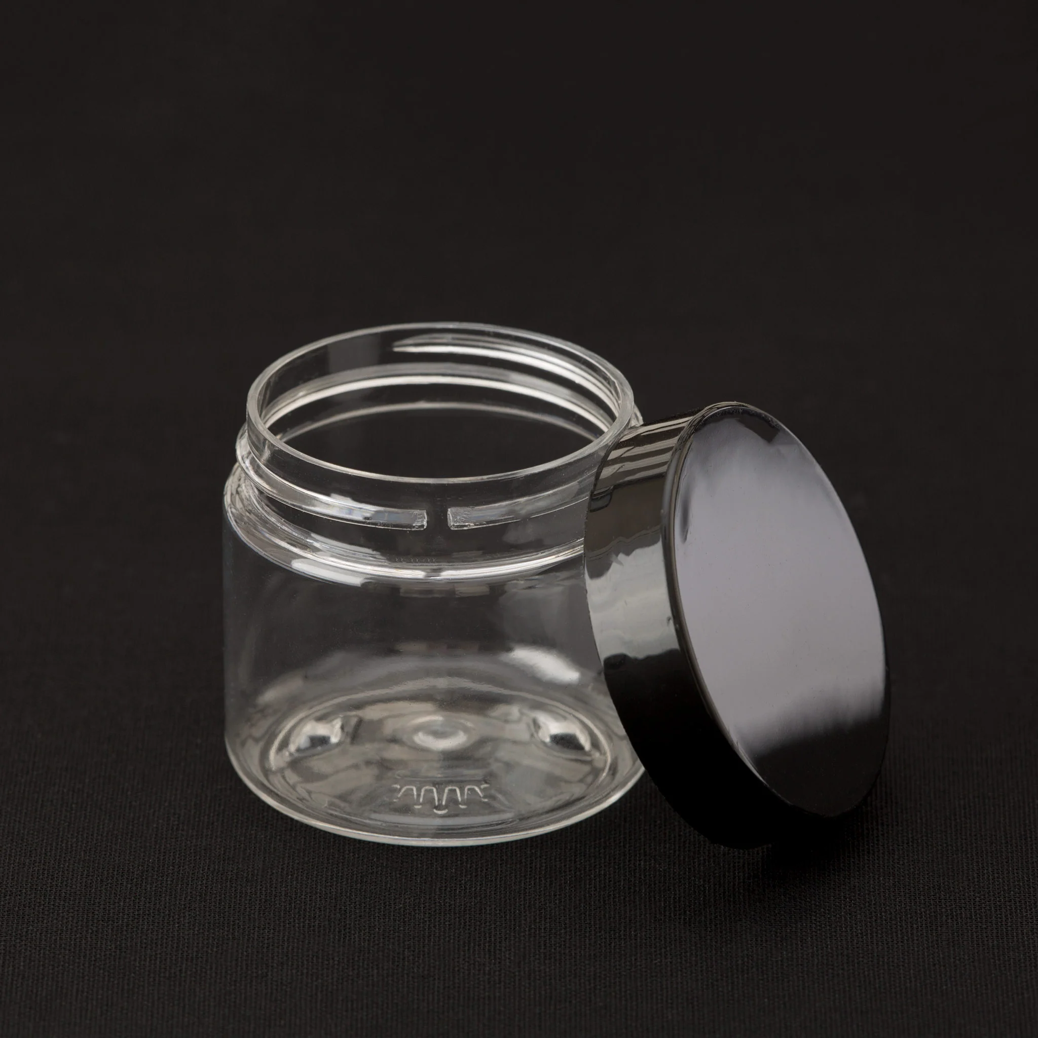 2 oz Clear Straight Sided Jar with 48-400 Neck - Image 5