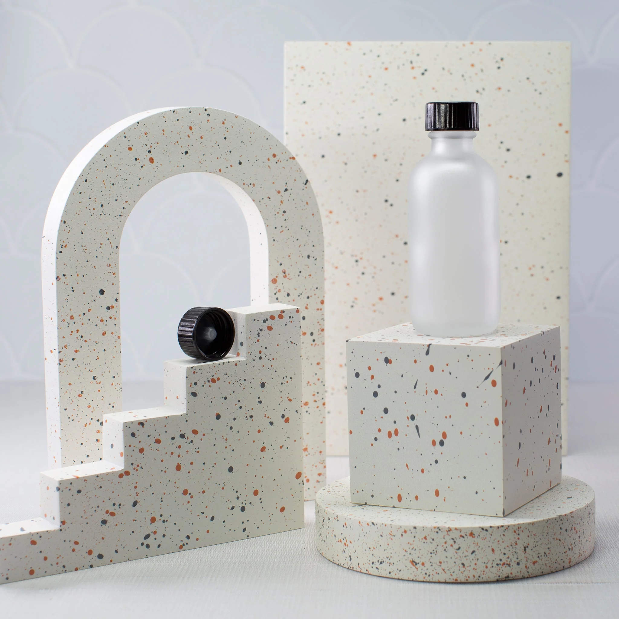 2 oz Frosted Glass Bottle with 20-400 Neck - Image 5