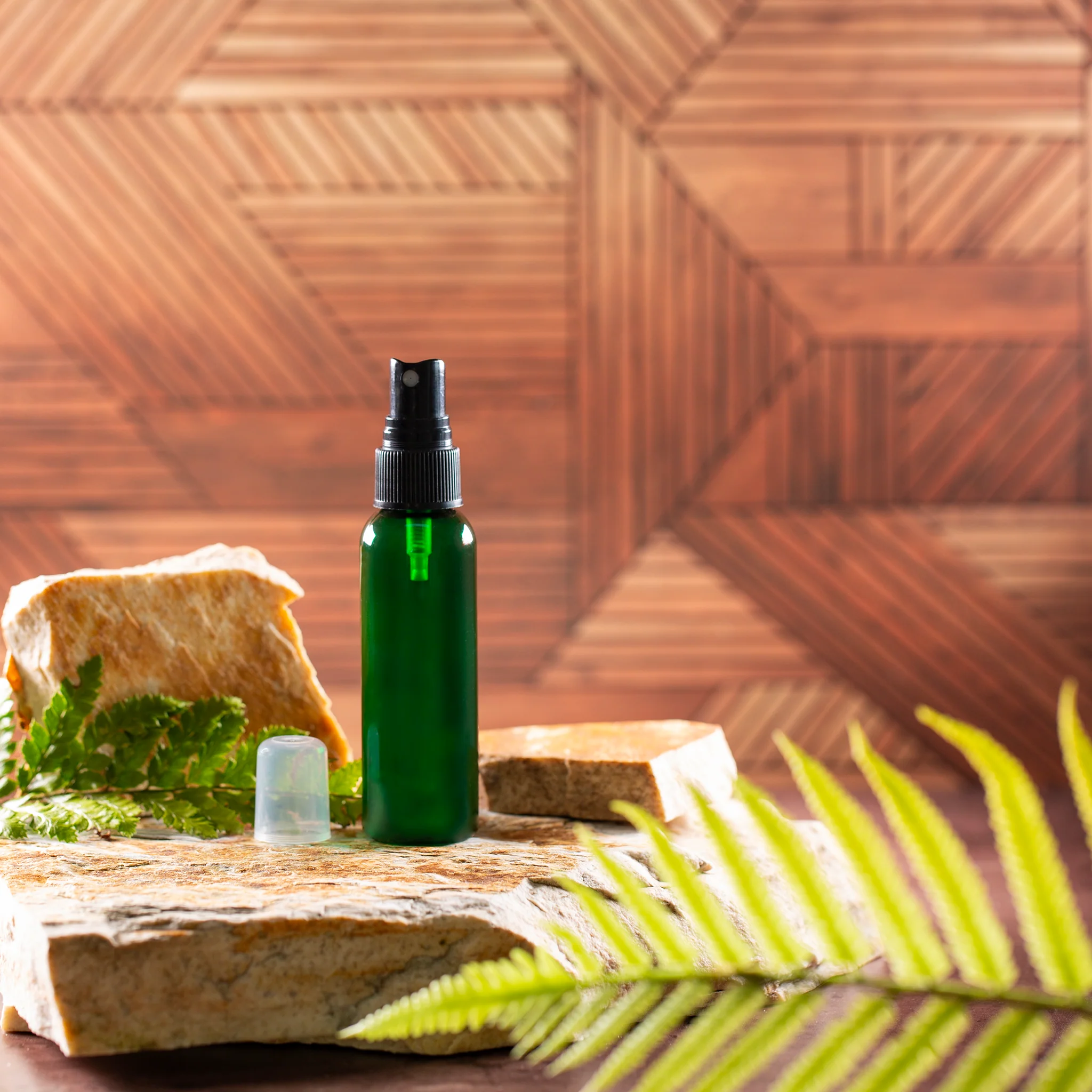 2 oz Green PET Bullet Bottle with 20-410 Neck - Image 7