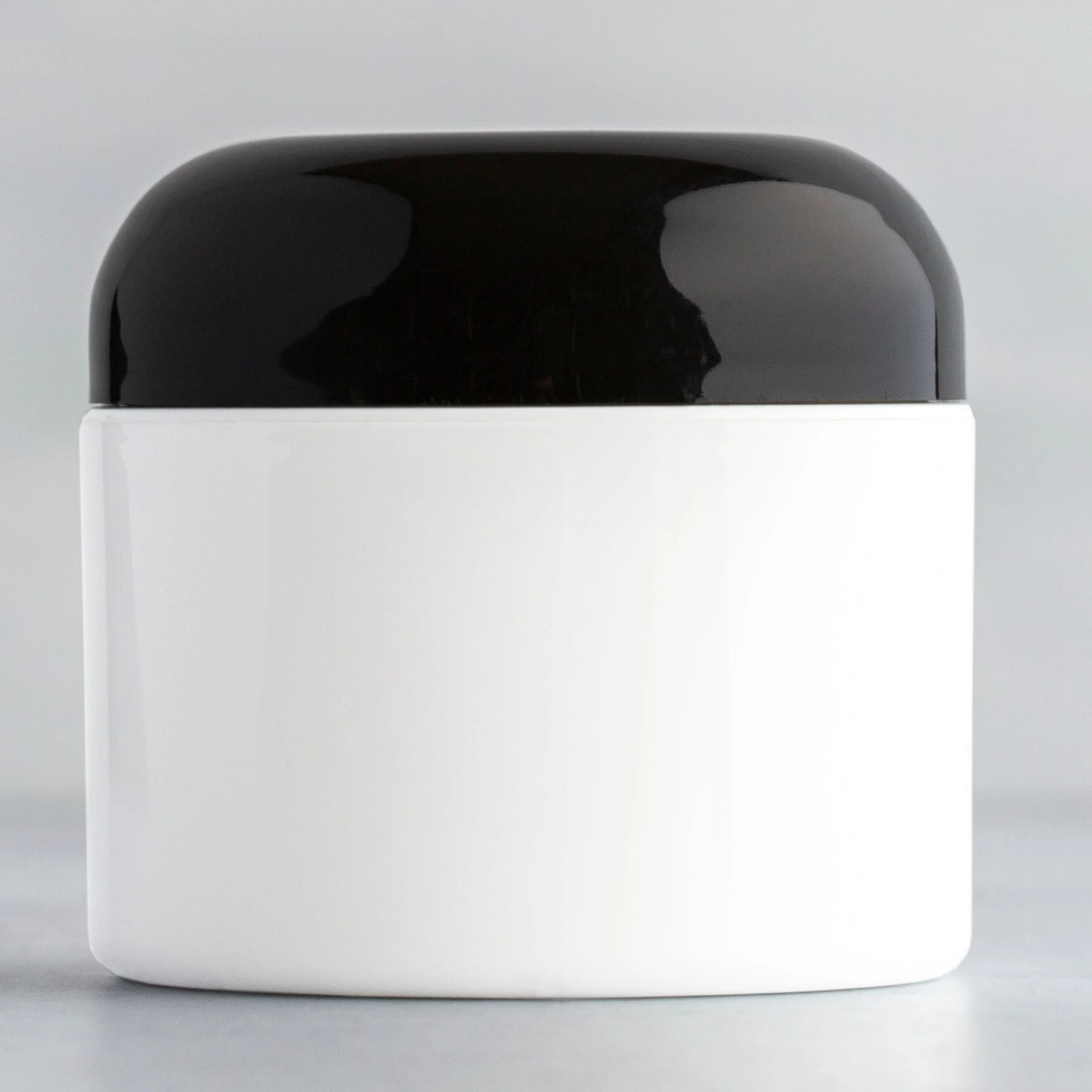 2 oz White Square Base Jar with 58-400 Neck - Image 4