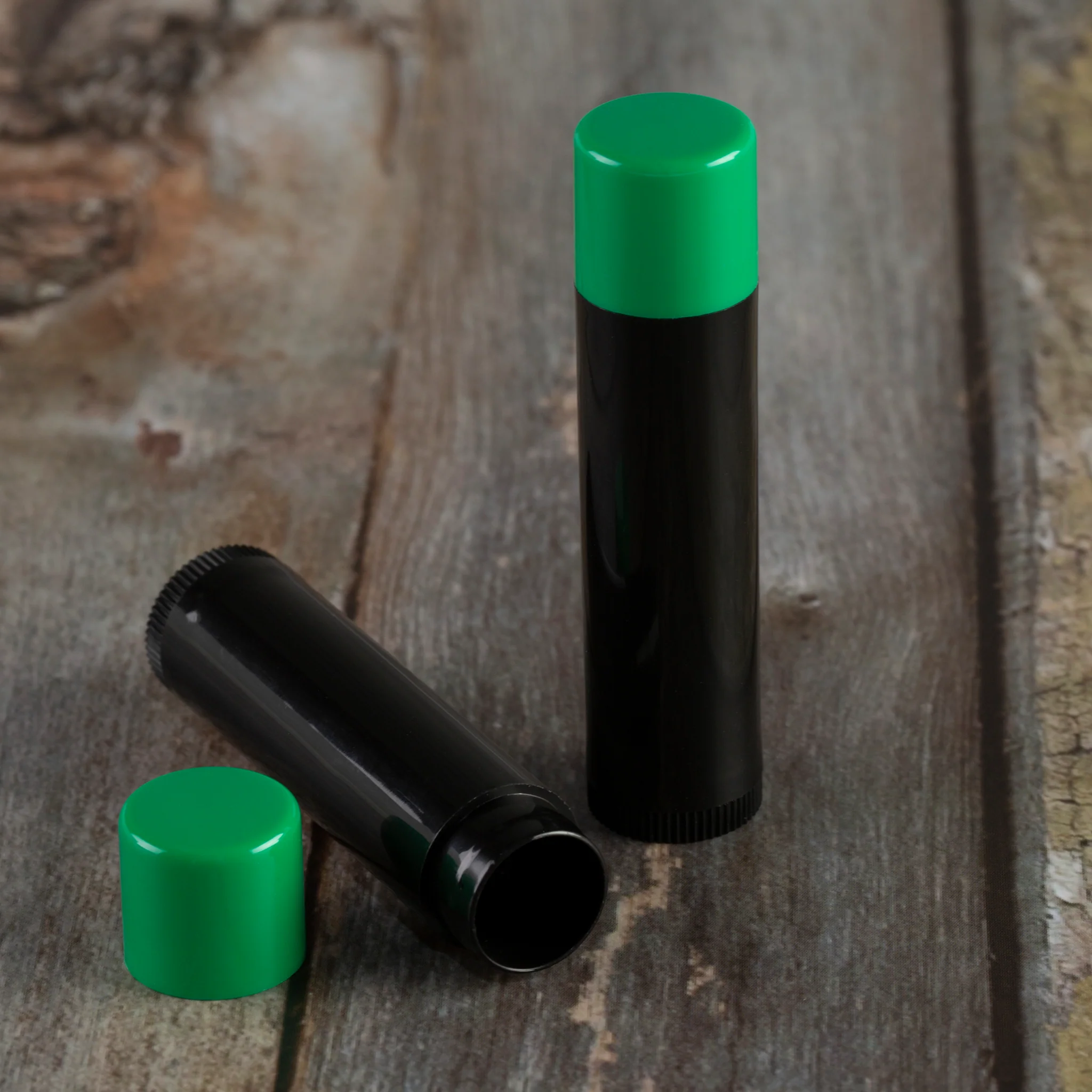 4.5 ml / 0.15 oz Black Lip Balm Tube with Cap - Image 6