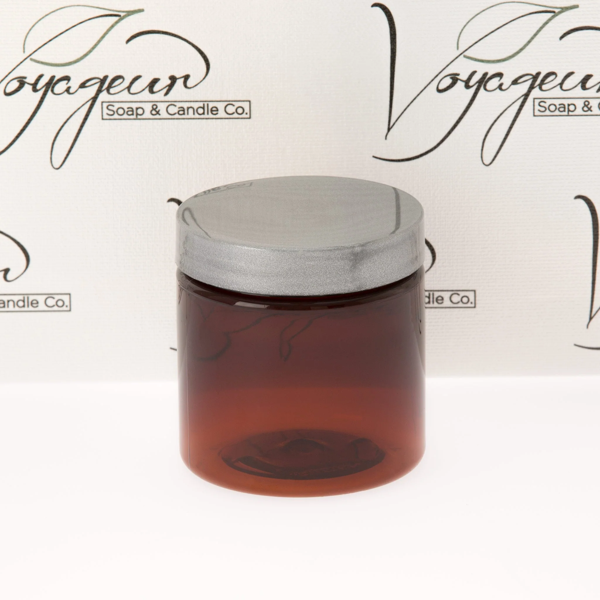 4 oz Amber Straight Sided Jar with 58-400 Neck - Image 6