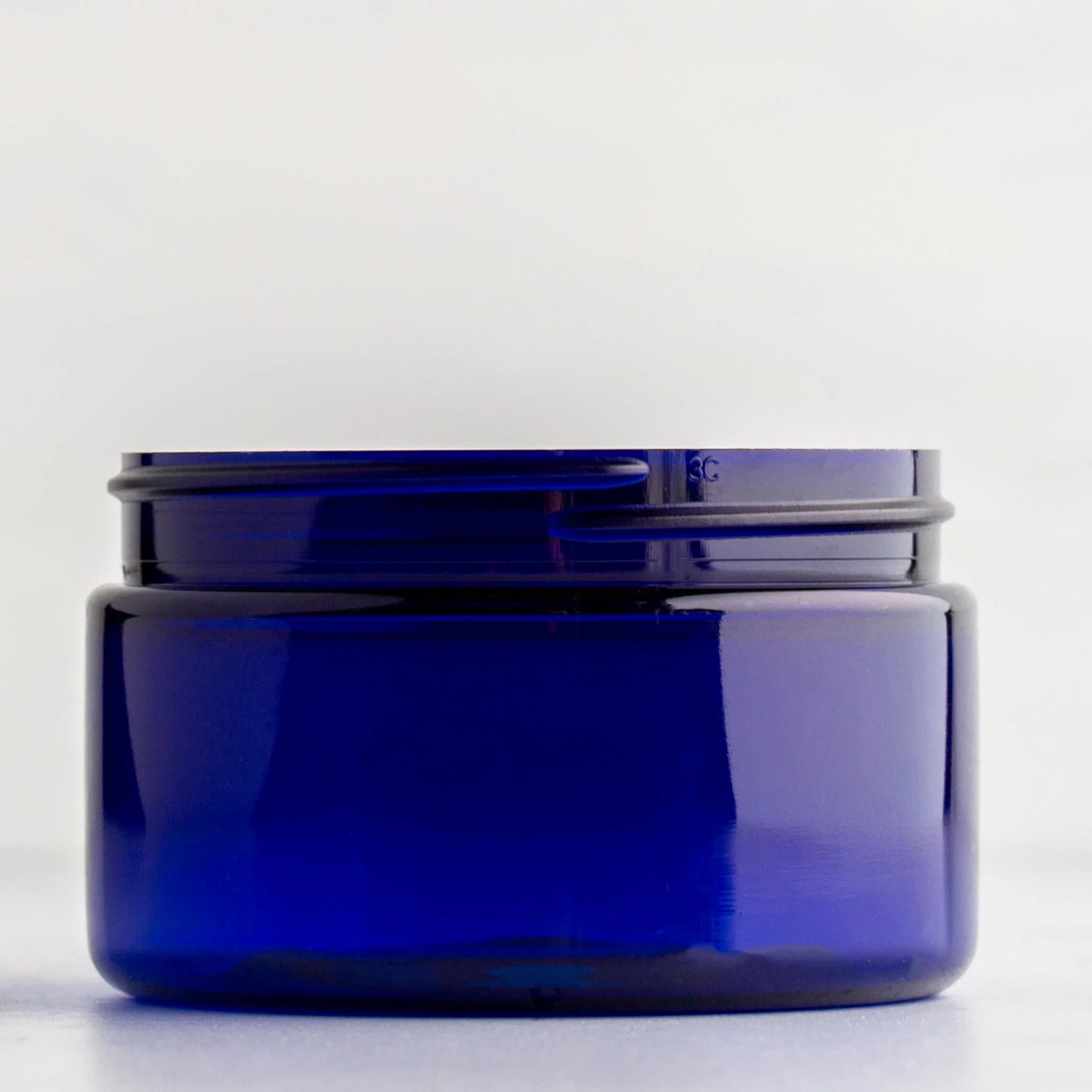 4 oz Blue Shallow Jar with 70-400 Neck