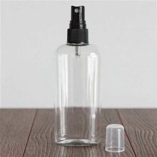 4 oz Clear PET Cosmo Oval with 20-410 Neck - Image 4