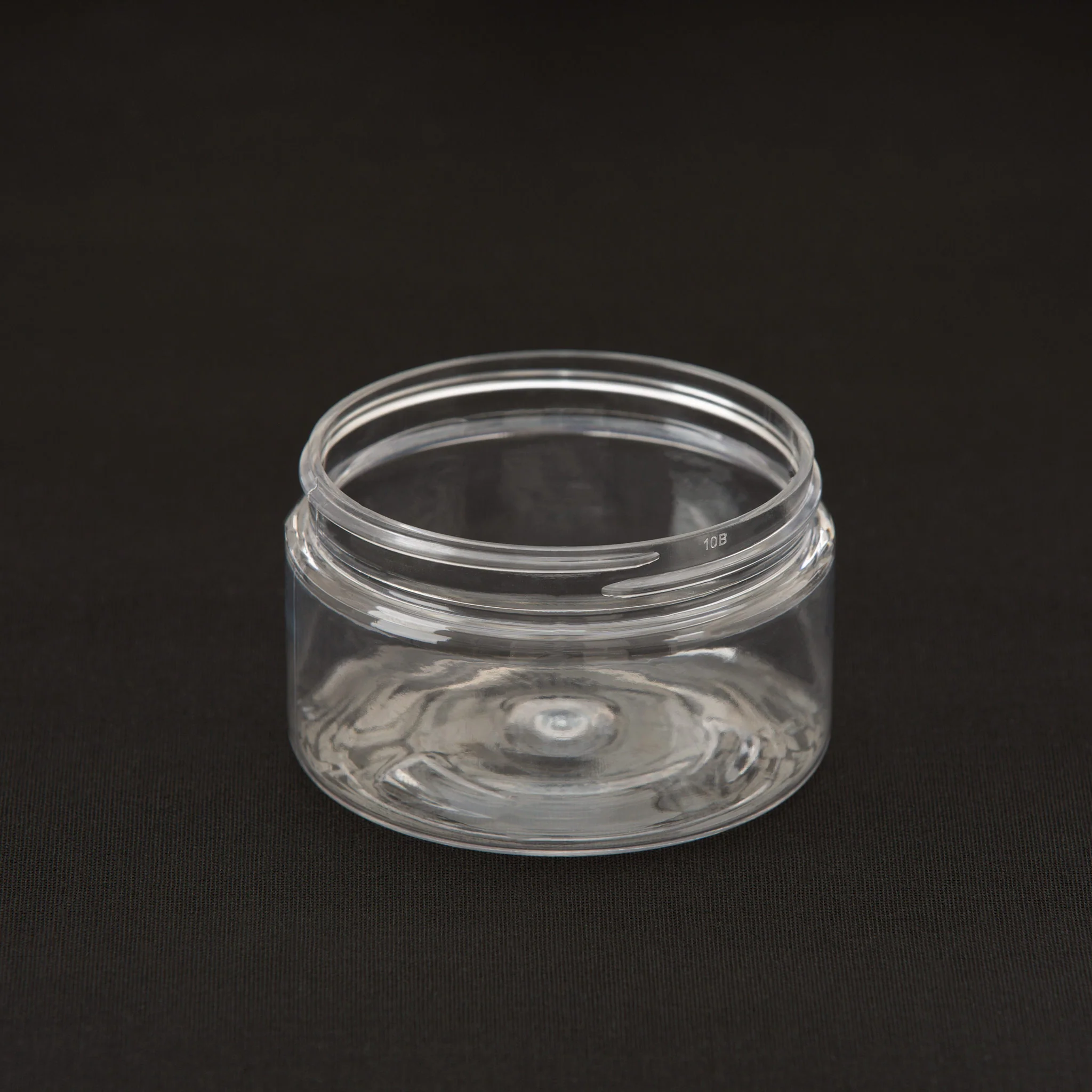 4 oz Clear Shallow Jar with 70-400 Neck