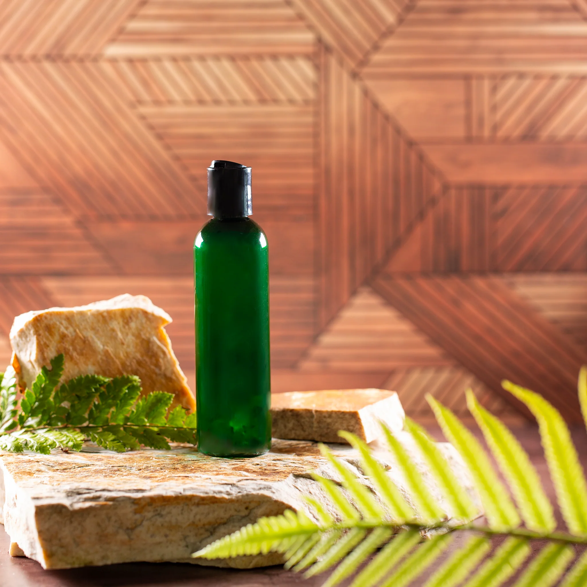 4 oz Green PET Bullet Bottle with 20-410 Neck - Image 4