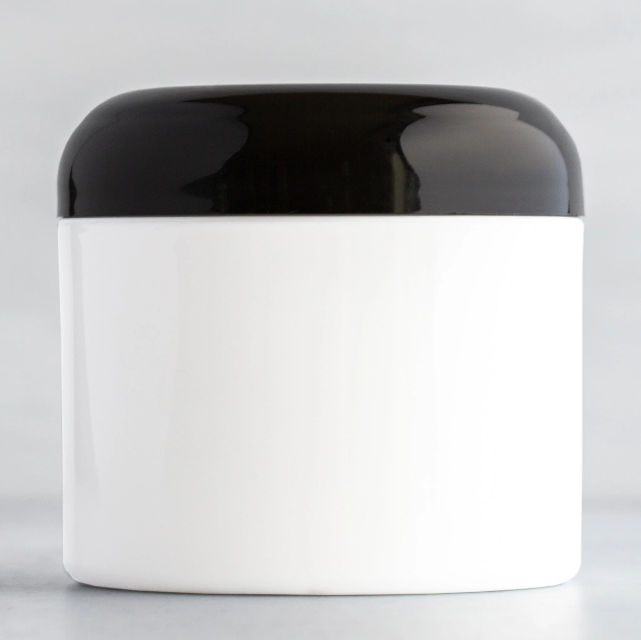 4 oz White Square Base Jar with 70-400 Neck - Image 4