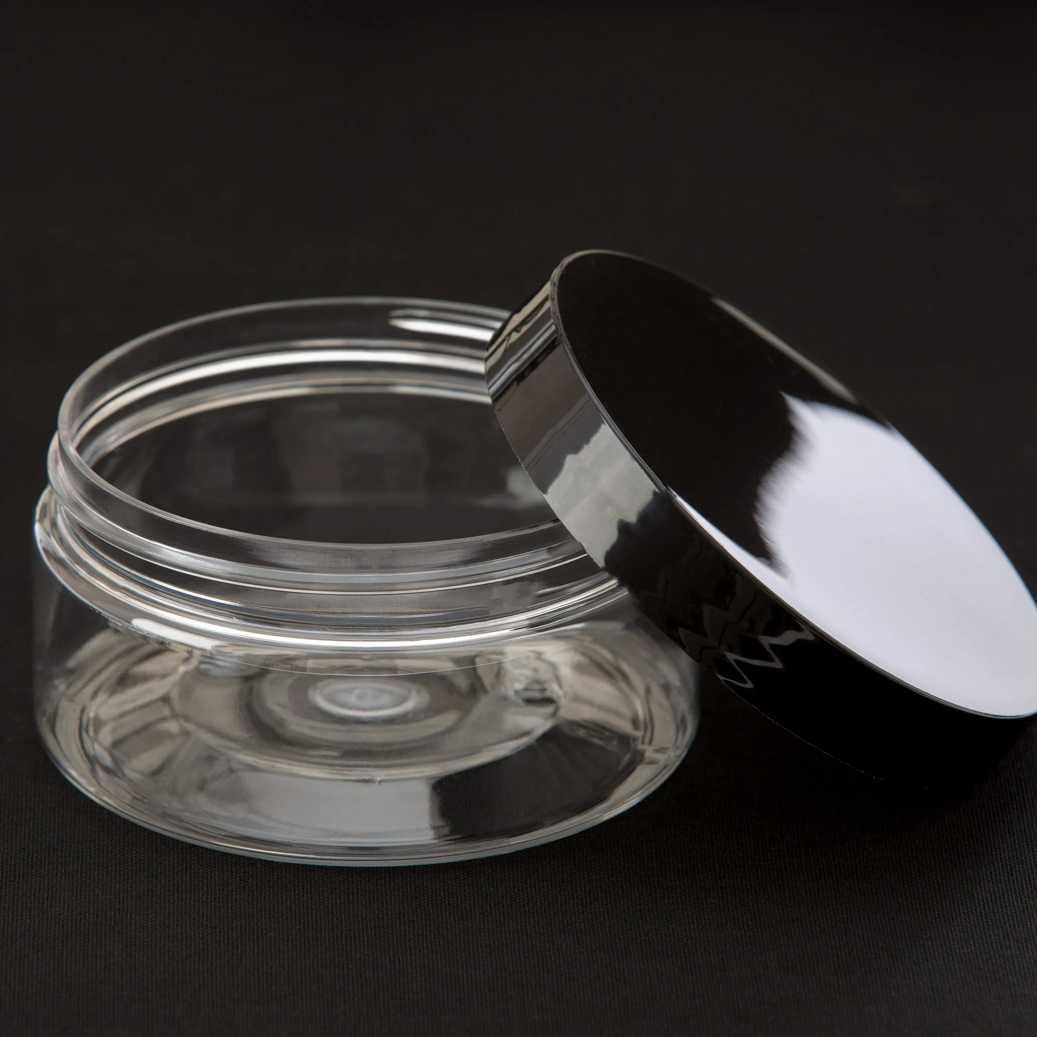 8 oz Clear Shallow Jar with 89-400 Neck - Image 6