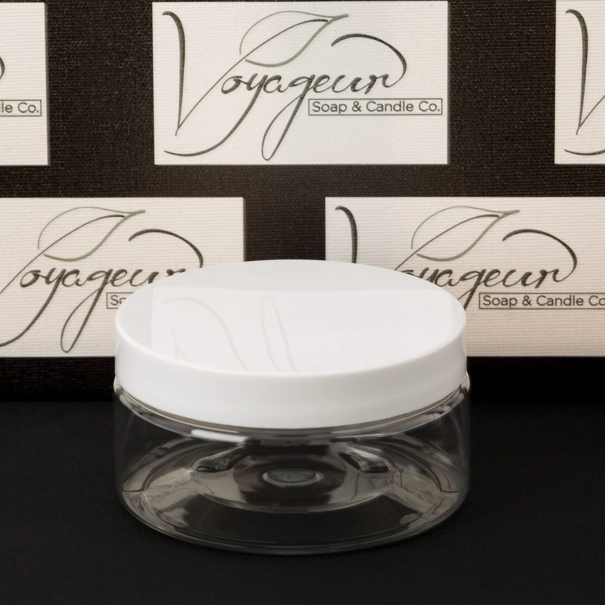 8 oz Clear Shallow Jar with 89-400 Neck - Image 8