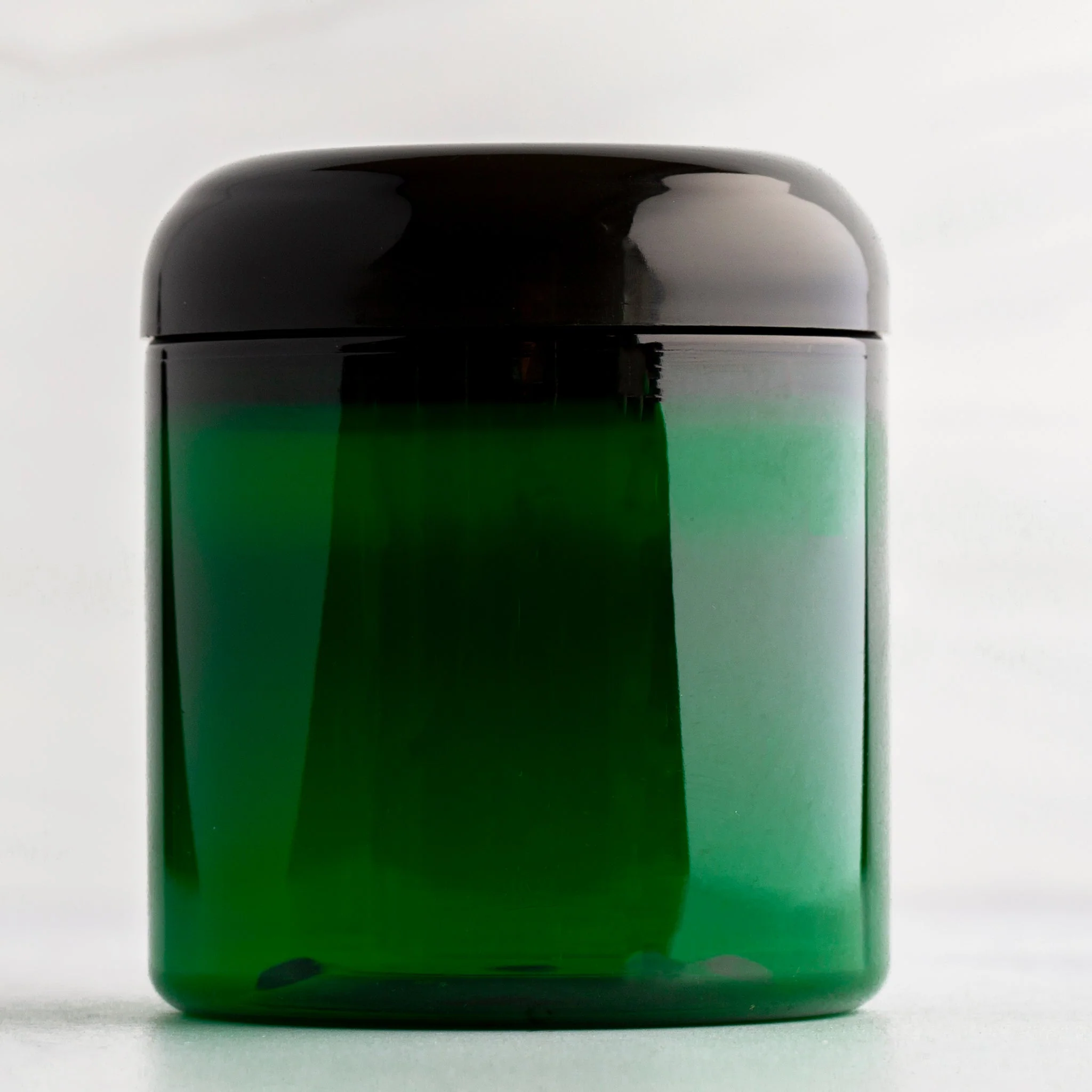 8 oz Green Straight Sided Jar with 70-400 Neck - Image 7