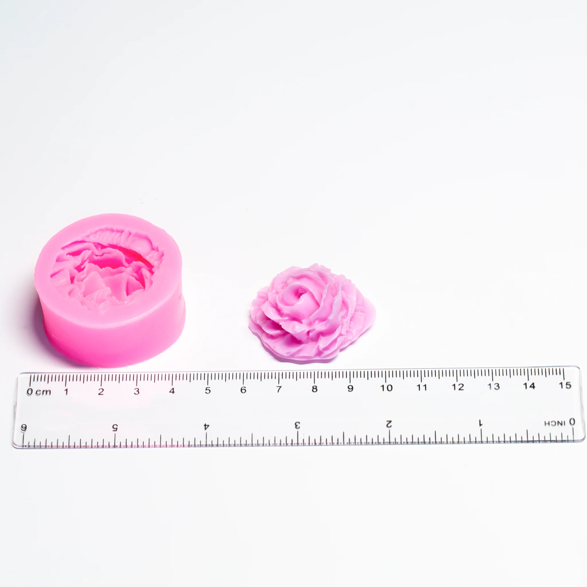 Antique Rose Small 3D Silicone Mold