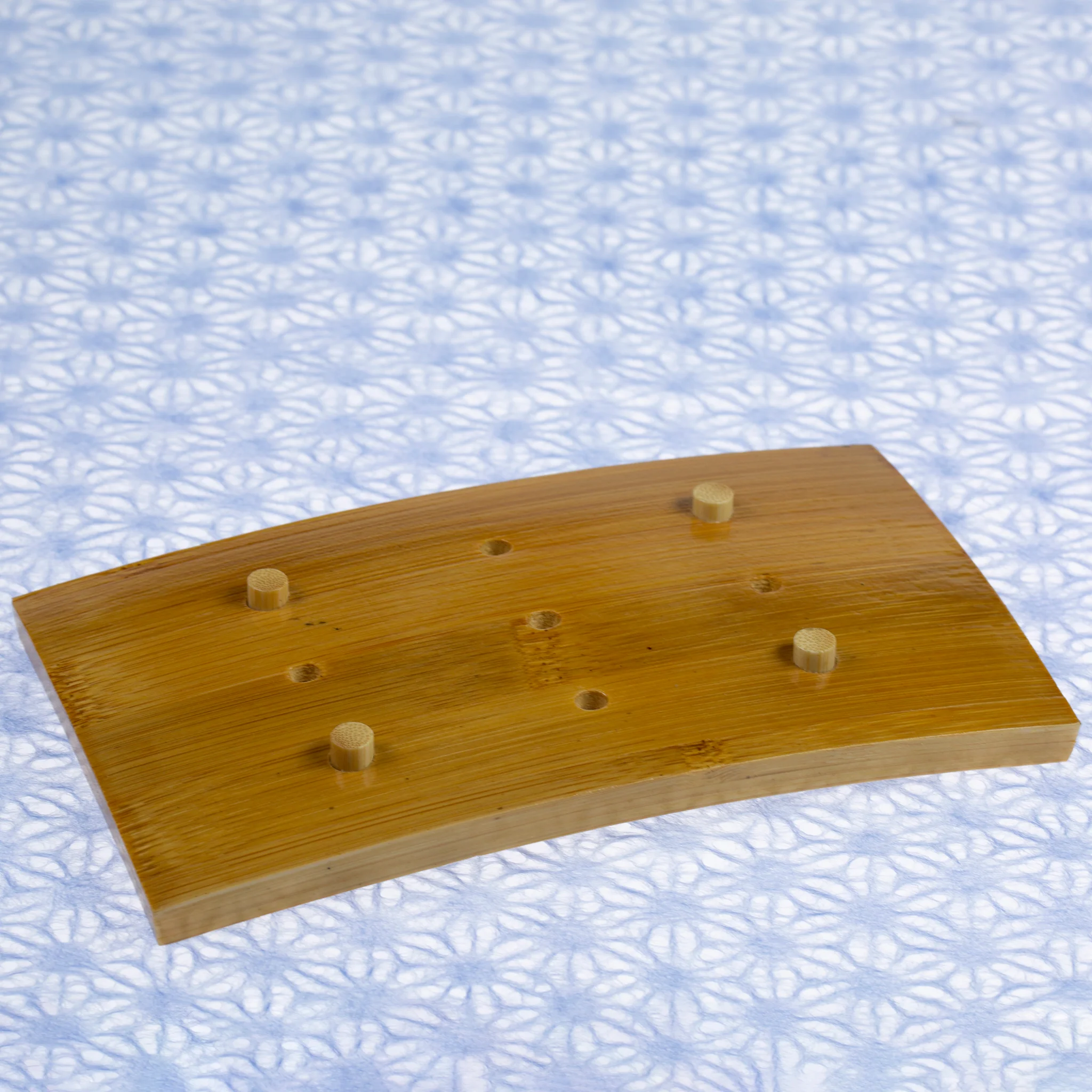 Curved Bamboo Soap Dish - Image 3