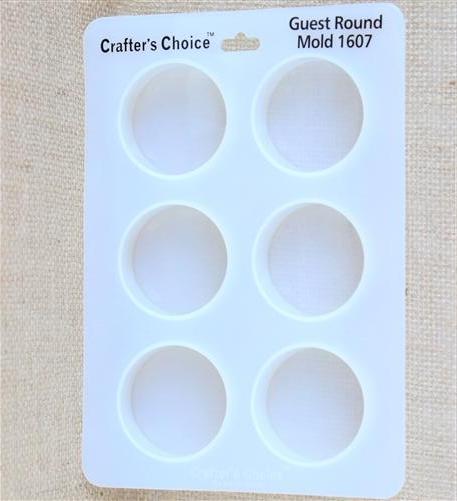 Guest Round Silicone Soap Mold - Image 4