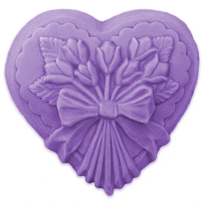 Heart with Tulips Milky Way Soap Mold