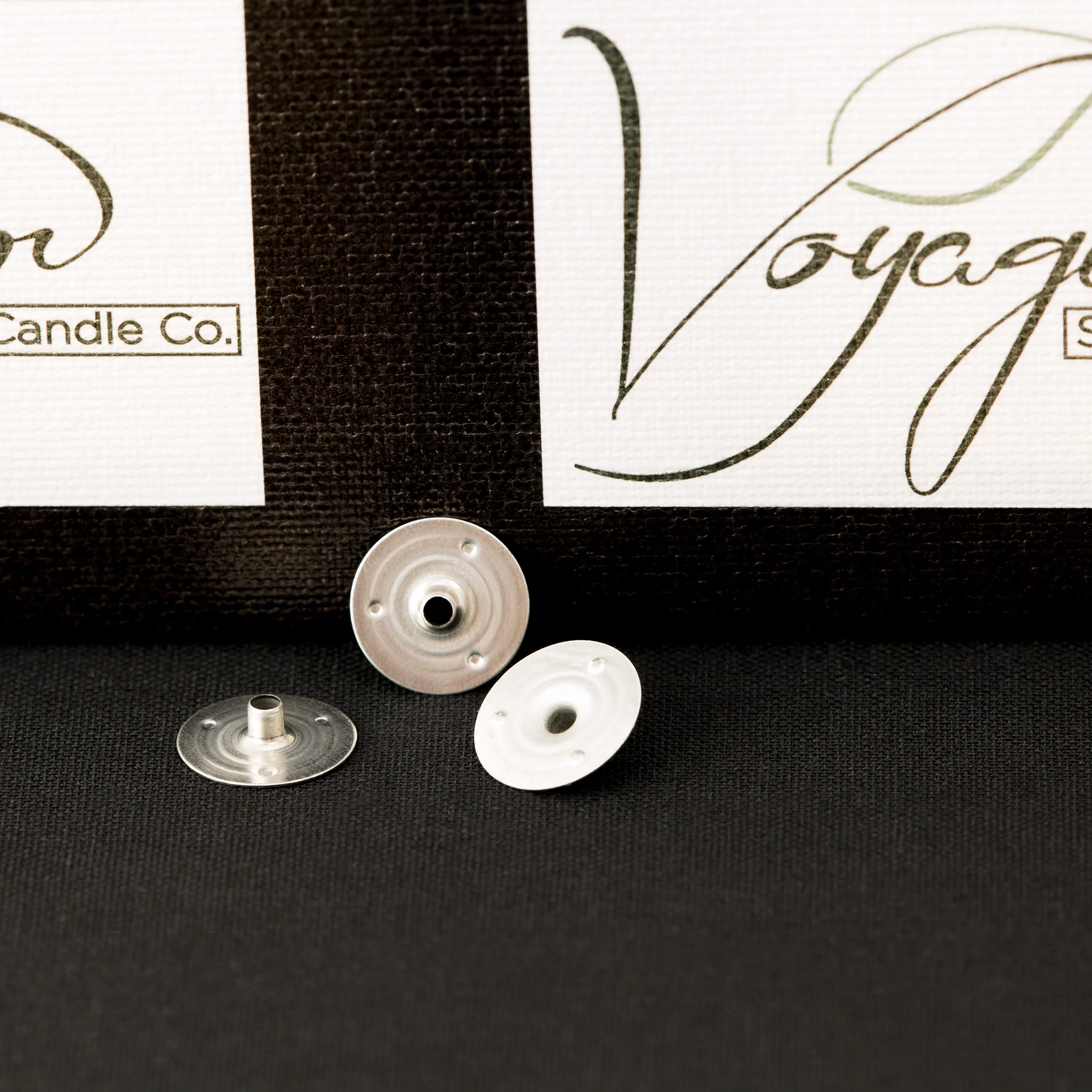 Round Metal Wick Tabs 15mm