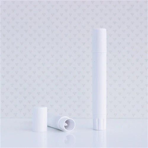 Slimline White Lip Balm Tube - 0.07oz