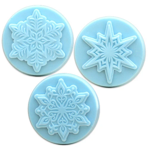 Snowflake 3 Milky Way Soap Mold