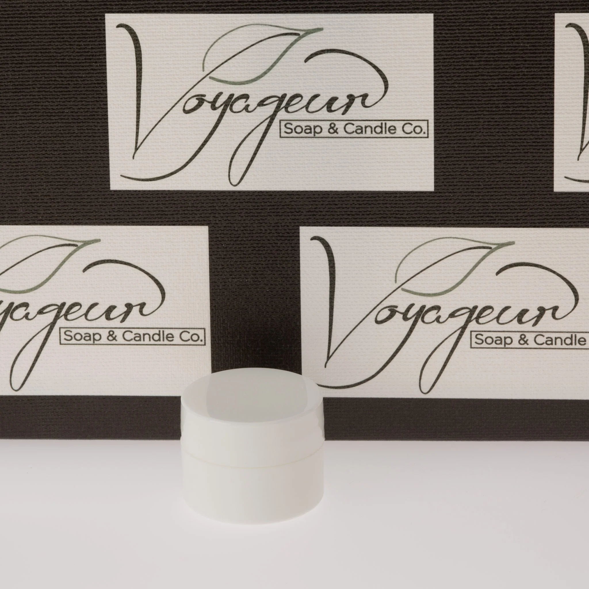 .25 oz / 7.5 ml White Lip Balm Jar with 33-400 White Cap